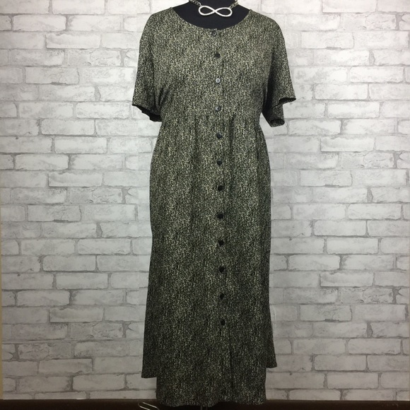 Premiere International Brindle Maxi Dress Size 2x - Picture 1 of 6